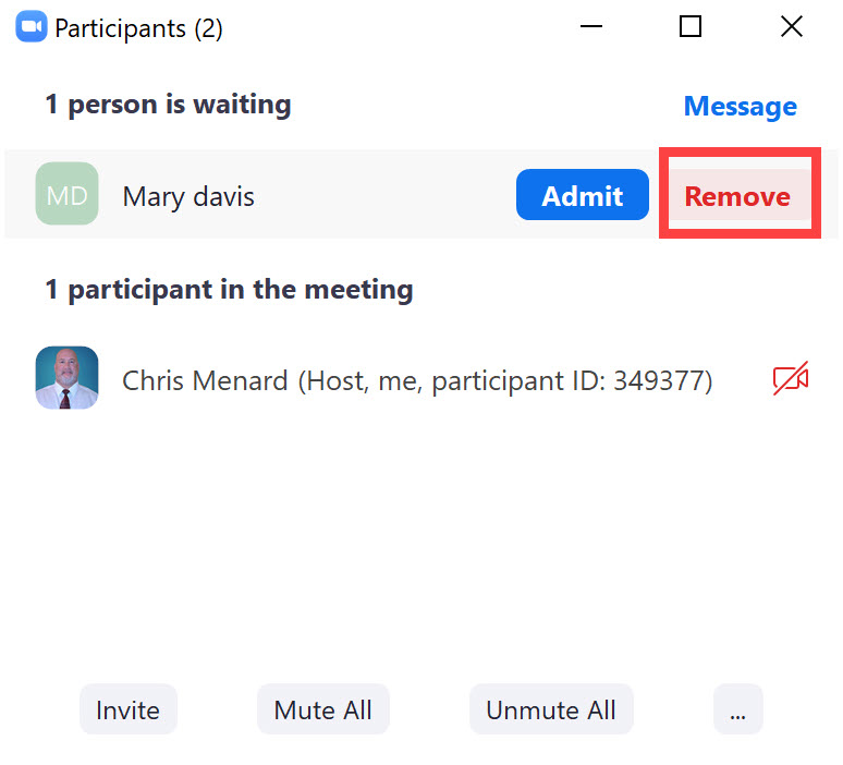 How to use the Waiting Room in Zoom: Chris Menard Training